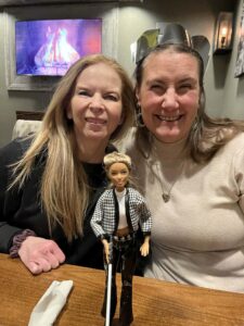 Photo of Blind Barbie at CFB Christmas Party